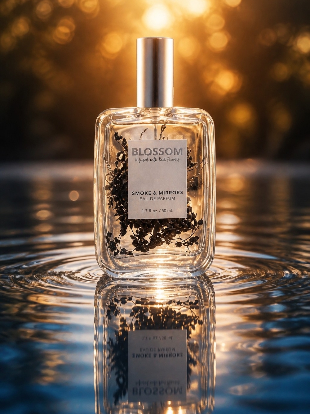 Blossom Smoke & Mirrors Eau Du Parfum Bottle 1.7 Oz Appears Unused